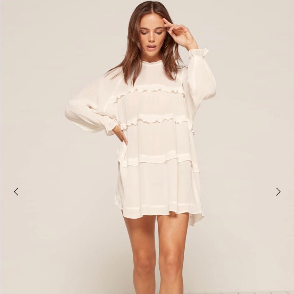 Reformation Victoria dress - ivory size S